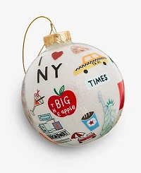 Holiday Lane New York City Icons Glass Ball Ornament, Macy's Exclusive