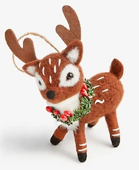Holiday Lane Tiny Tidings Fabric Deer Ornament, Macy's Exclusive