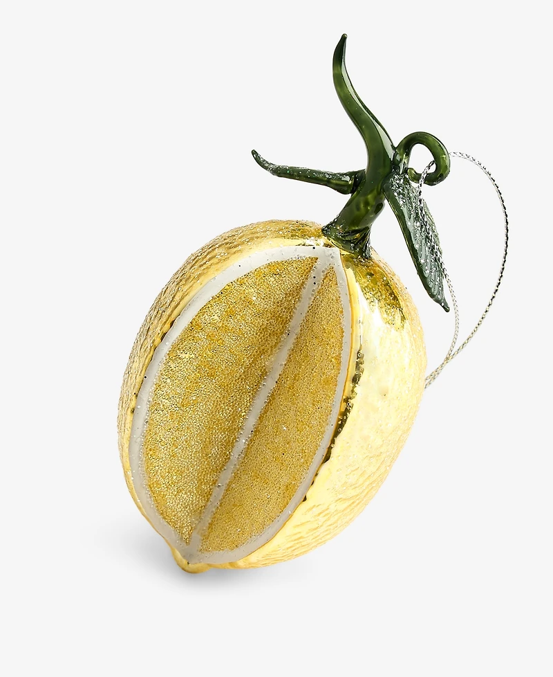 Holiday Lane Spirits Glass Lemon Ornament, Macy's Exclusive
