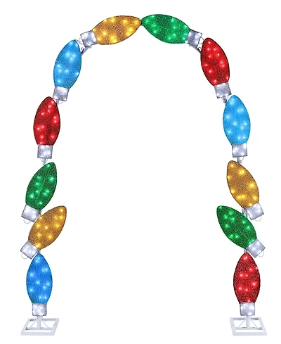 Mr. Christmas C9 Bulb Illuminated Tinsel Arch