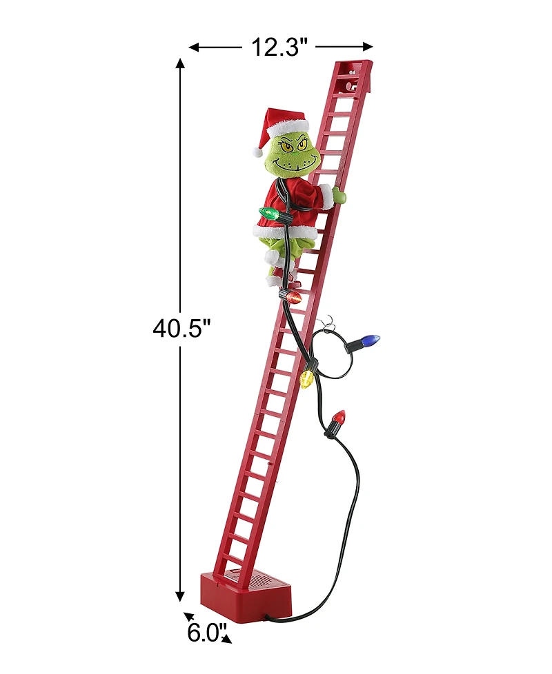 Mr. Christmas Super Climbing Grinch with Ladder