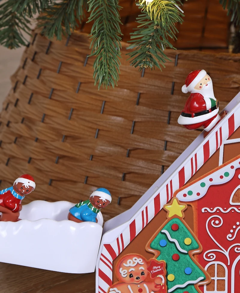 Mr. Christmas Animated Gingerbread Ski Slope