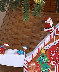 Mr. Christmas Animated Gingerbread Ski Slope