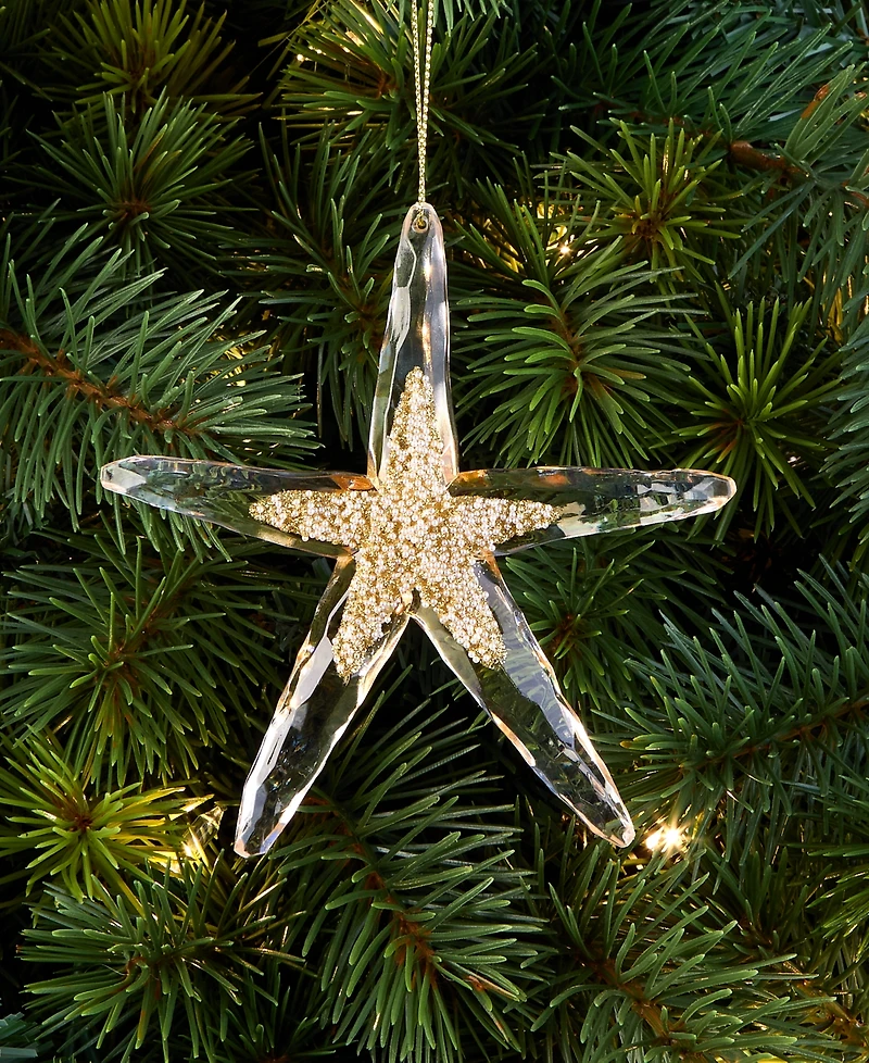 Holiday Lane Seaside Starfish Embellished Ornament, Macy's Exclusive