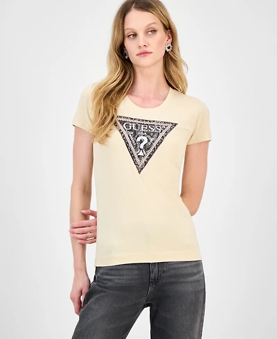 Guess Women's Python Triangle T-Shirt