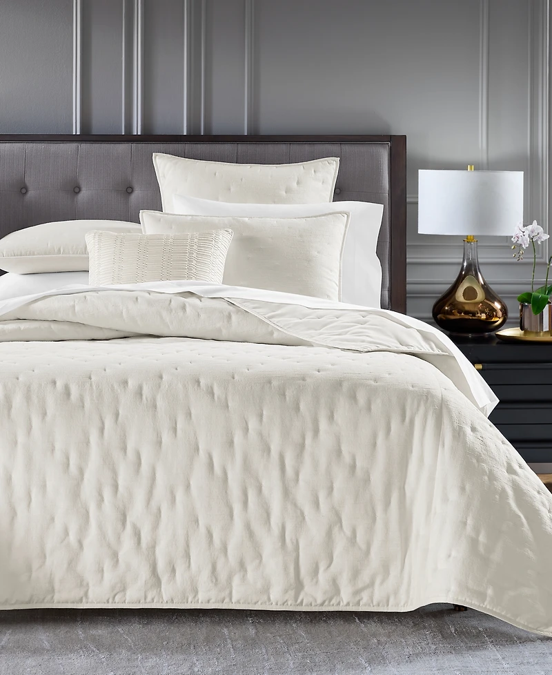Hotel Collection Etch Quilted 2-Pc Sham Set, Euro, Macy's Exclusive