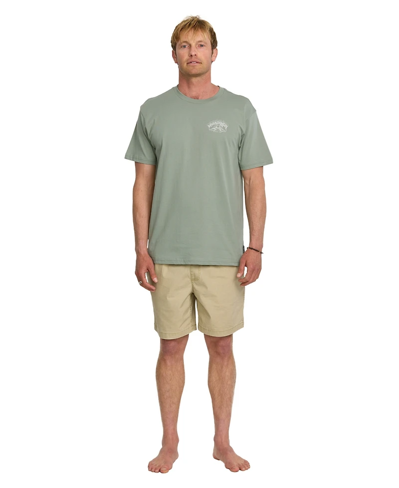 Quiksilver Men's A Frame Arch Short Sleeve T-Shirt