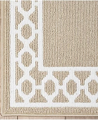 Jean Pierre New York Christine Trellis Border Tufted Runner Rug
