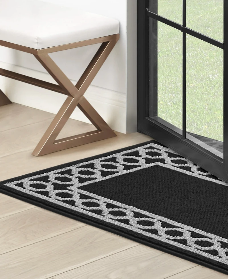 Jean Pierre New York Christine Trellis Border Tufted 2-Pc. Runner Set