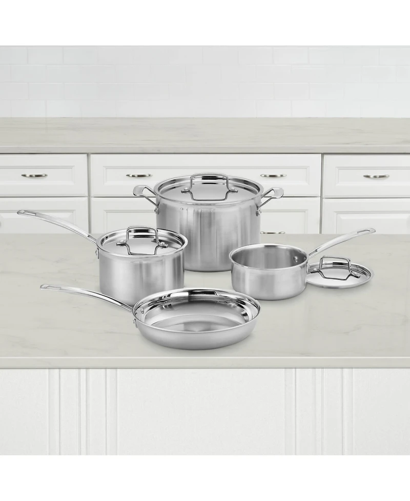 Cuisinart MultiClad Pro 7-Pc. Stainless Steel Cookware Set
