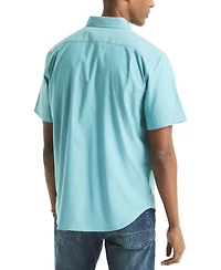 Nautica Men's Short Sleeve Button-Down Oxford Shirt