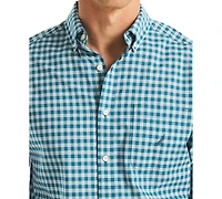 Nautica Men's Long Sleeve Check Button-Down Shirt