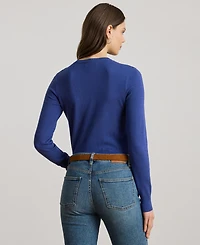 Lauren Ralph Women's Cotton-Blend Sweater