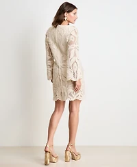Women's Lace Shift Mini Dress, Macy's Exclusive - On 34th | Alix Friedberg Capsule Collection
