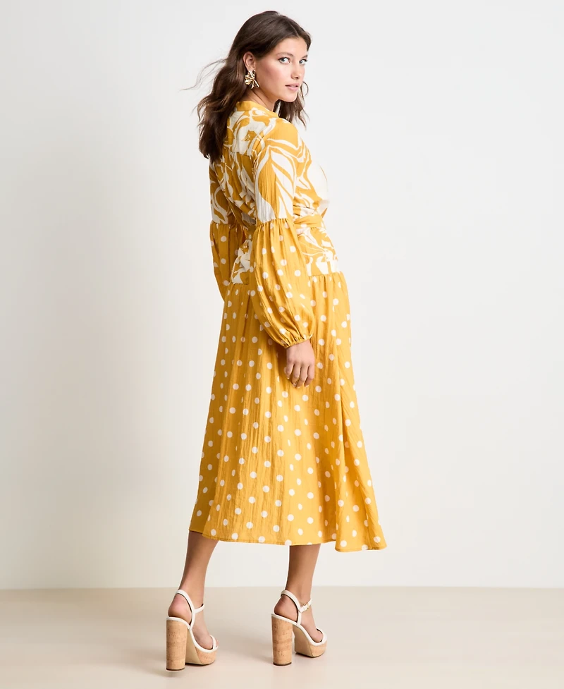 Women's Tie-Waist Maxi Dress, Macy's Exclusive - On 34th | Alix Friedberg Capsule Collection