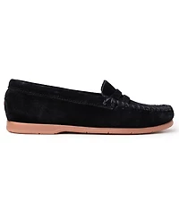 Minnetonka Women's Mellony Penny Suede Loafers
