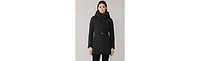 Soia & Kyo Women's Estelle Stretch Down Belted Coat