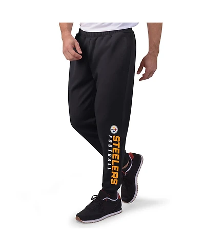 Msx by Michael Strahan Men's Black Pittsburgh Steelers Jogger Pants
