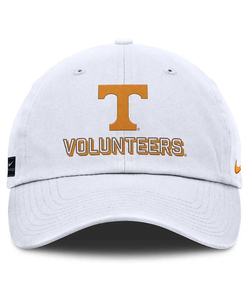 Nike Men's White Tennessee Volunteers 2025 On-Field Club Adjustable Hat