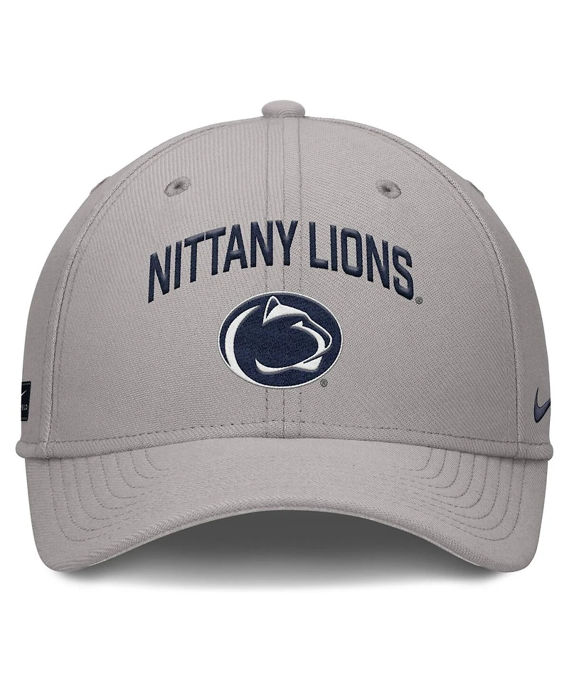 Nike Men's Gray Penn State Nittany Lions 2025 On-Field Rise Performance Flex Hat