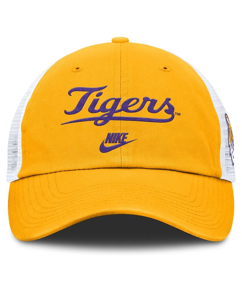 Nike Men's Gold Lsu Tigers Club Legacy Adjustable Trucker Hat