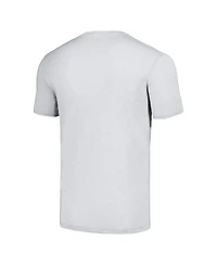 Homage Men's Gray Atlanta Braves Doodle Collection Young Guns Tri-Blend T-Shirt