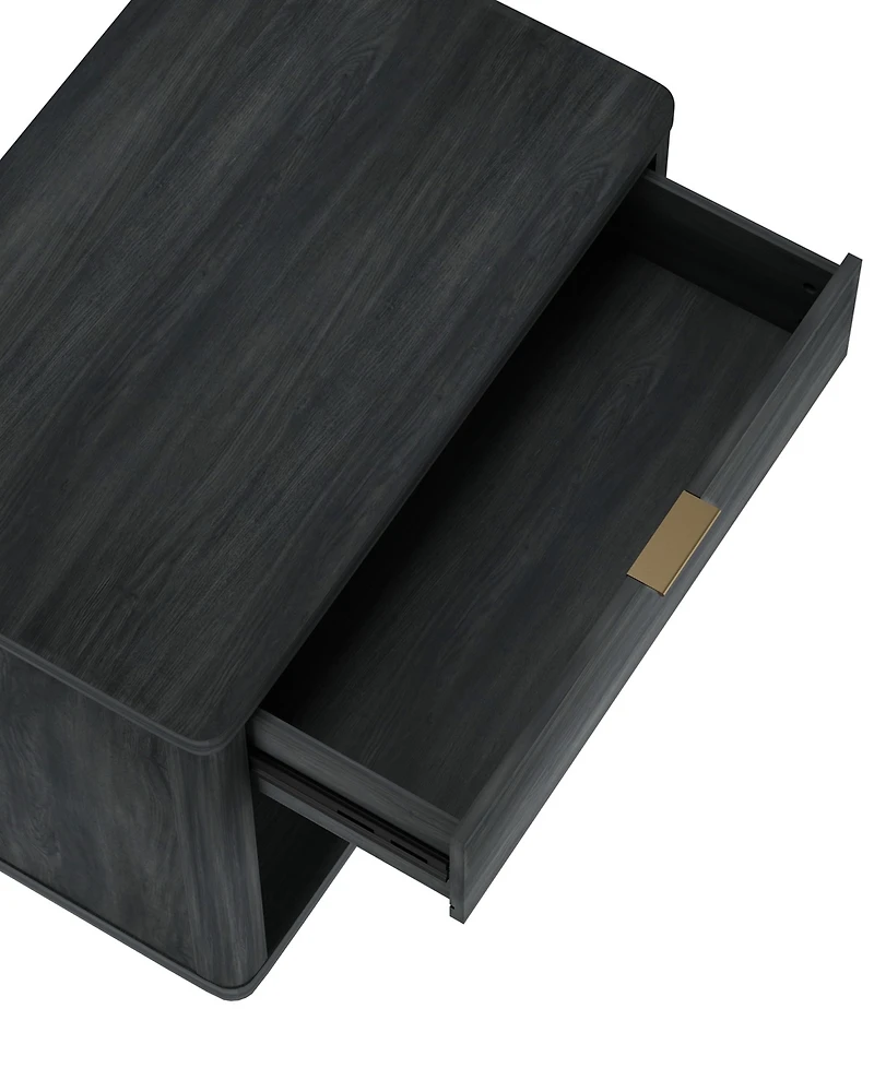 Manhattan Comfort Evelyn 32" 1-Drawer Nightstand