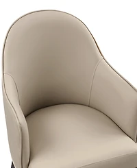 Manhattan Comfort Hillman Leatherette Upholstered Dining Armchair