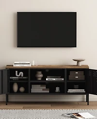 Manhattan Comfort Landen 47.3" 6-Shelf Tv Stand Fits TVs up to 40"