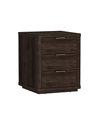 Manhattan Comfort Evelyn 20" 3-Drawer Nightstand