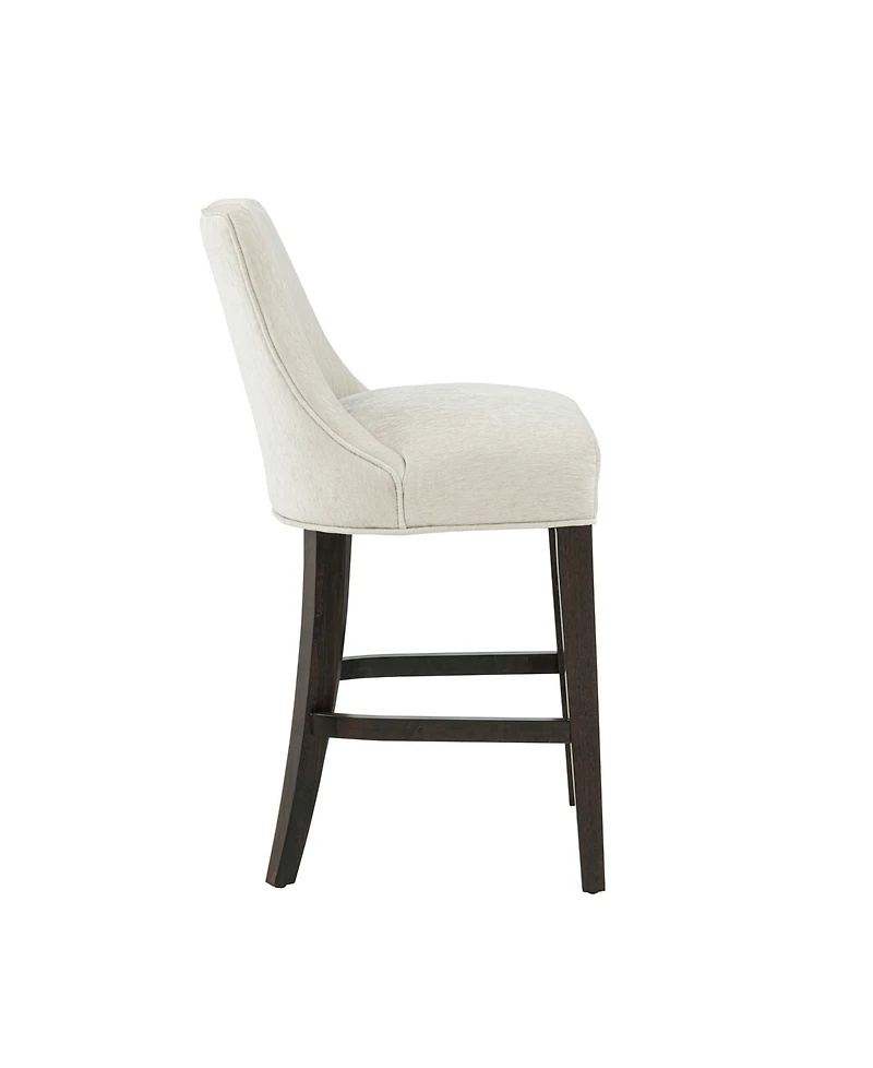 Manhattan Comfort Beever 38.4" Chenille Upholstered Counter Stool