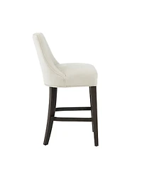 Manhattan Comfort Beever 38.4" Chenille Upholstered Counter Stool