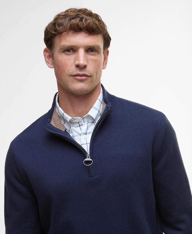 Barbour Men's Kelson Quarter-Zip Pullover Sweater