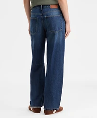 Lucky Brand Women's Mid-Rise Barrel Wide-Leg Jeans
