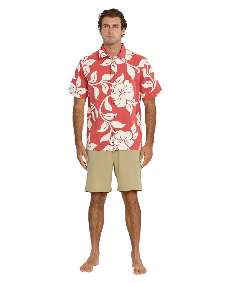 Quiksilver Waterman Men's All Time Pareo Woven Shirt