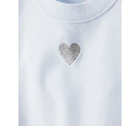 Carter's Baby Girls Heart-Print Bodysuit, Pullover Top & Flare Pants Set, 3 Piece Set