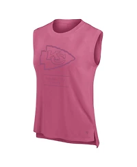 Fanatics Women's Pink Kansas City Chiefs Studio Embrace Tank Top
