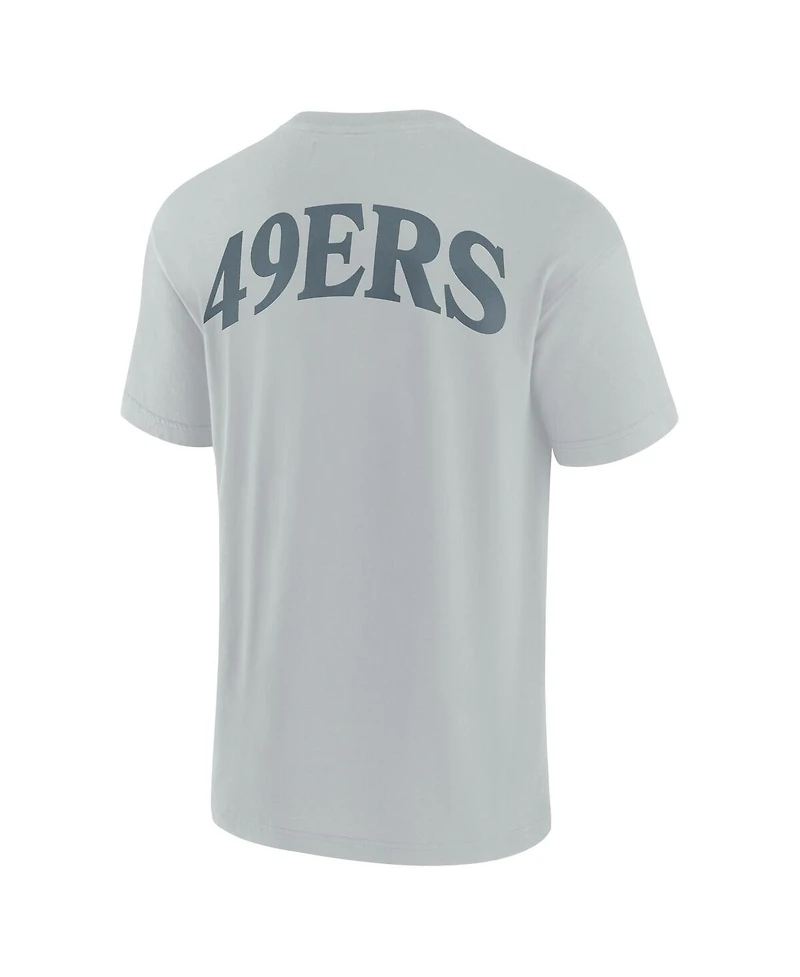 Fanatics Men's and Women's Gray San Francisco 49ers Elements Iconic T-Shirt
