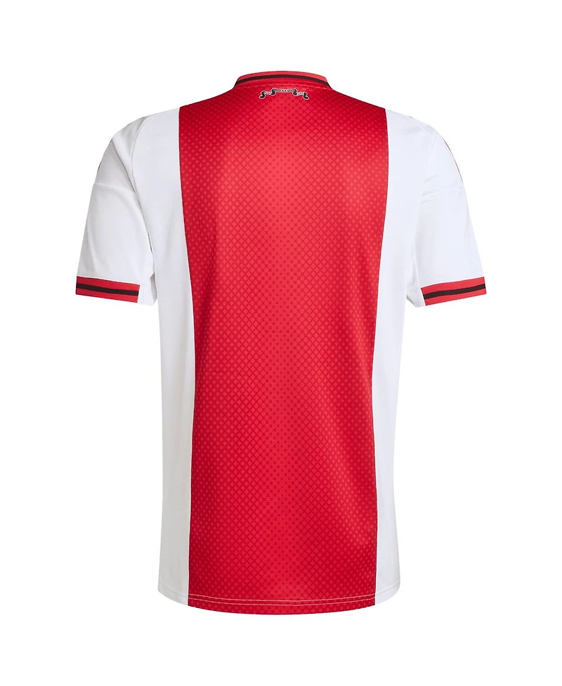 Adidas Men's White Ajax 2025/26 Home Replica Jersey