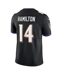 Nike Men's Kyle Hamilton Black Baltimore Ravens Alternate Vapor F.u.s.e. Limited Jersey