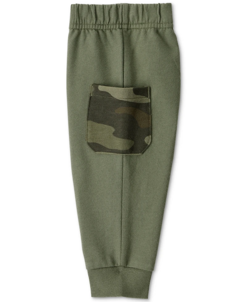 Carter's Baby Boys Camo-Print Vest, Bodysuit & Pants, 3 Piece Set