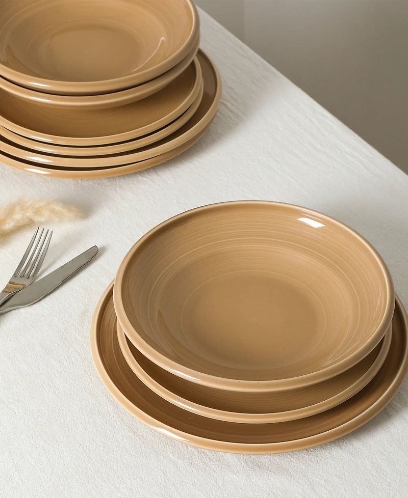 Earth & Clay Harmony 24 Pc. Dinnerware Set, Service for 8