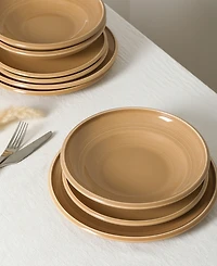 Earth & Clay Harmony 24 Pc. Dinnerware Set, Service for 8