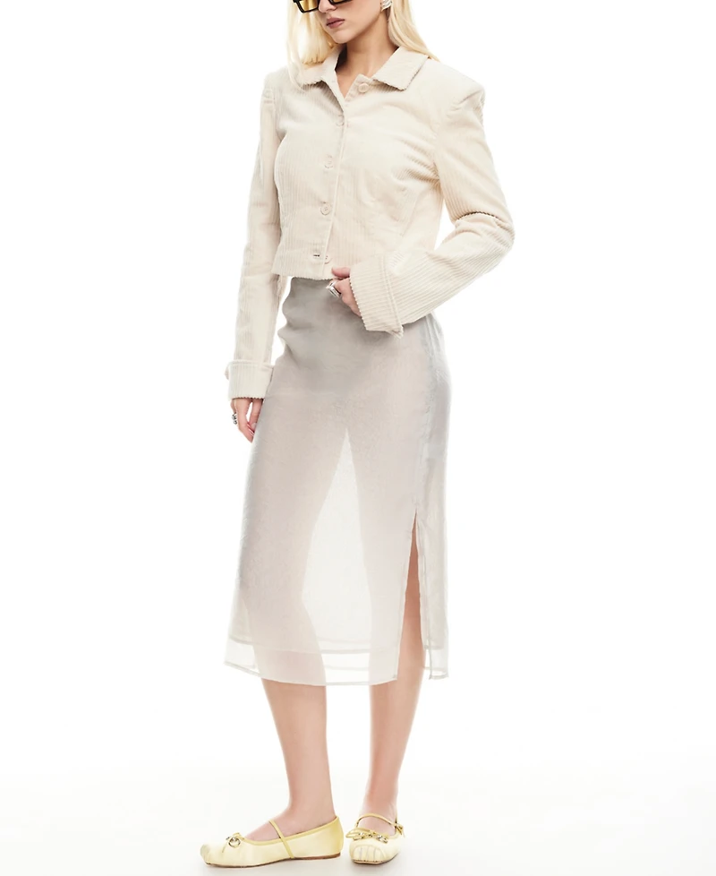 Lioness Women's Balmy Button-Front Long-Sleeve Jacket