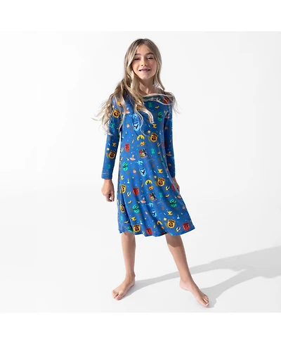 Bellabu Bear Baby Girls House Pride Long Sleeve Dress