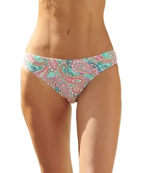Lascana Women's Paisley Print Classic Bikini Swimsuit Bottom