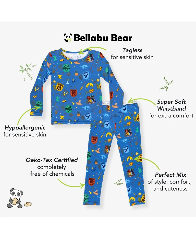 Bellabu Bear Unisex Kids' House Pride Set of 2 Piece Pajamas