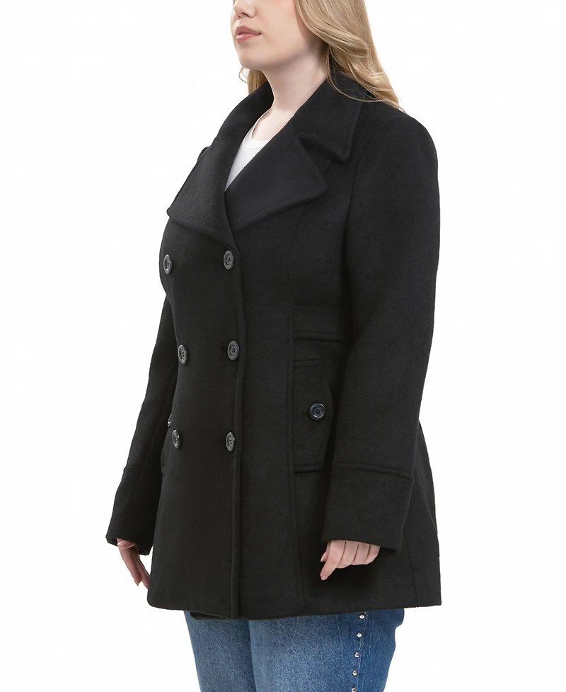 Bgsd Plus Riley Wool Blend Pea Coat