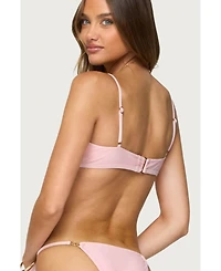Edikted Women's Kaya Cut Out Bralette Bikini Top