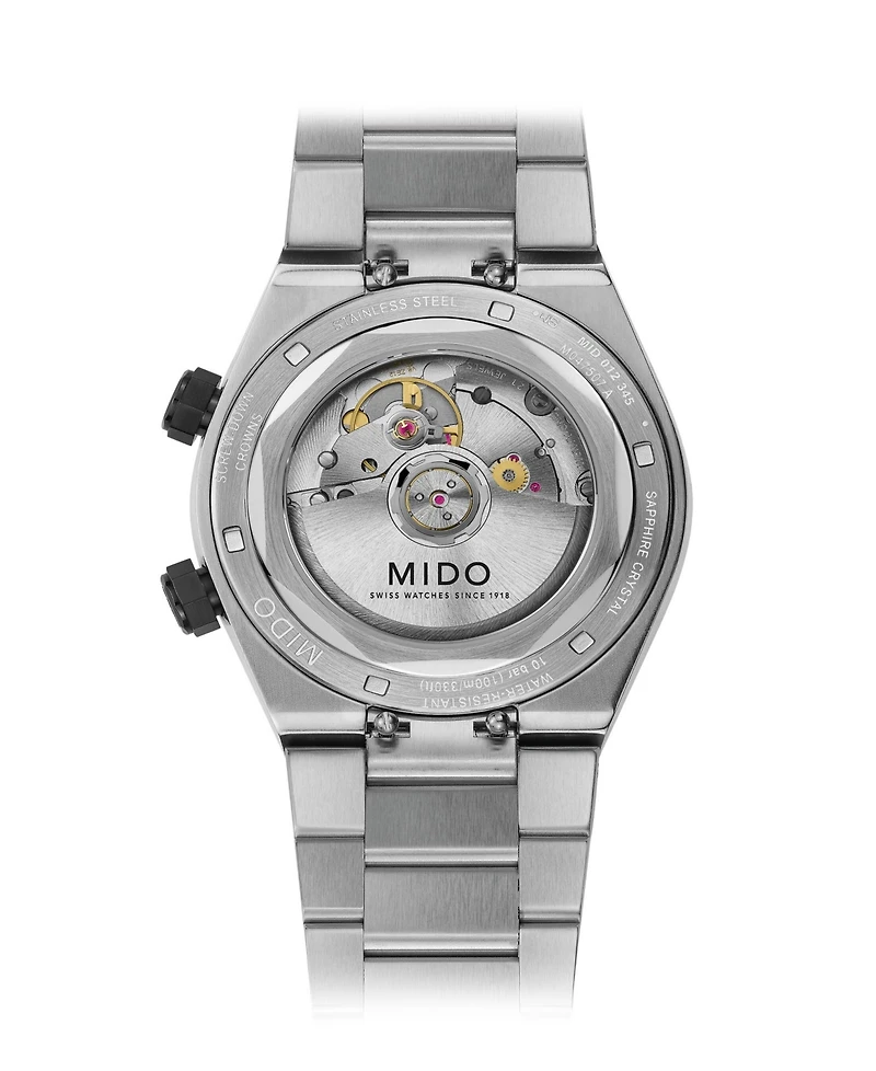 Mido Unisex Multifort 8 Black Swiss Automatic Watch, 40mm